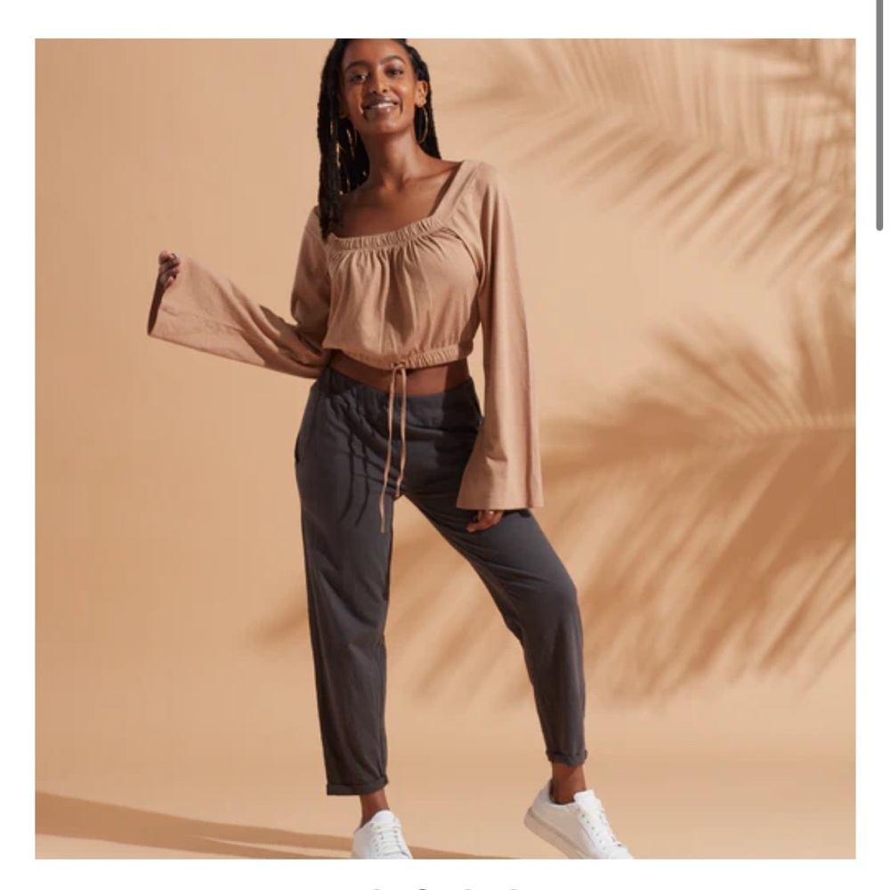 Natural by Known Supply cropped Luna top NWT